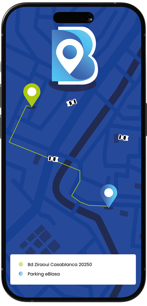 Application eBlasa - Trouver un parking au Maroc